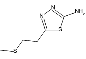 5-(2-(Methylthio)ethyl)-1,3,4-thiadiazol-2-amine, 116481-28-8, undefined, 