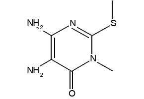 5,6-Diamino-3-methyl-2-(methylthio)pyrimidin-4(3H)-one, 39008-28-1, undefined, 