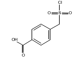 4-((Chlorosulfonyl)methyl)benzoic acid, 92614-57-8, undefined, 