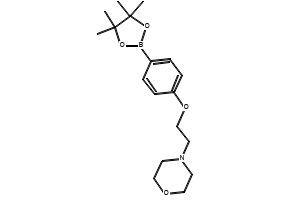 4-(2-(4-(4,4,5,5-Tetramethyl-1,3,2-dioxaborolan-2-yl)phenoxy)ethyl)morpholine, 690636-28-3, undefined, 
