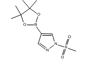 1-Methanesulfonyl-4-(tetramethyl-1,3,2-dioxaborolan-2-yl)-1H-pyrazole, 944994-03-0, undefined, 
