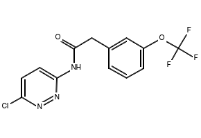 N-(6-Chloropyridazin-3-yl)-2-(3-(trifluoromethoxy)phenyl)acetamide, 1439400-46-0, undefined, 