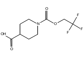 1-[(2,2,2-trifluoroethoxy)carbonyl]piperidine-4-carboxylic acid, 923249-57-4, undefined, 