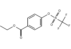 Benzoic acid, 4-[[(trifluoromethyl)sulfonyl]oxy]-, ethyl ester, 125261-30-5, undefined, 