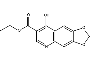Ethyl 8-hydroxy-[1,3]dioxolo[4,5-g]quinoline-7-carboxylate, 14205-65-3, undefined, 