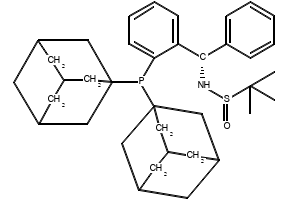 (R)-N-((S)-(2-(Di(adamantan-1-yl)phosphino)phenyl)(phenyl)methyl)-2-methylpropane-2-sulfinamide