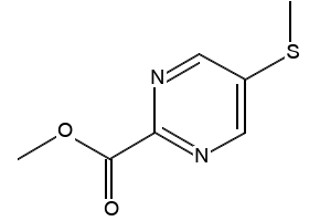Methyl 5-(methylthio)pyrimidine-2-carboxylate, 1459749-04-2, undefined, 