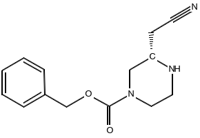 Benzyl(S)-3-(cyanomethyl)piperazine-1-carboxylate, 1242267-82-8, undefined, 