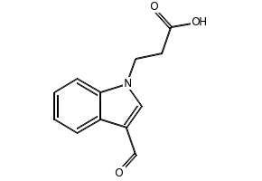 3-(3-Formyl-1H-indol-1-yl)propanoic acid, 59213-02-4, undefined, 