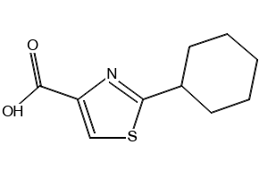 2-Cyclohexylthiazole-4-carboxylic acid, 923605-08-7, undefined, 