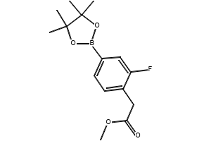 Methyl 2-(2-fluoro-4-(4,4,5,5-tetramethyl-1,3,2-dioxaborolan-2-yl)phenyl)acetate, 1415960-53-0, undefined, 