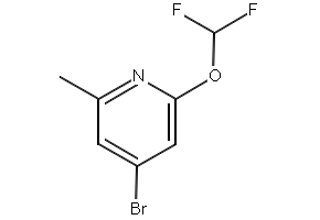 4-Bromo-2-(difluoromethoxy)-6-methylpyridine, 1227184-58-8, undefined, 