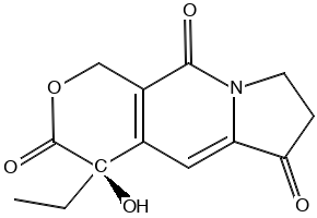 (R)-4-Ethyl-4-hydroxy-7,8-dihydro-1H-pyrano[3,4-f]indolizine-3,6,10(4H)-trione, 110351-91-2, undefined, 