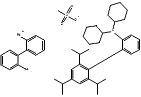 Methanesulfonato(2-dicyclohexylphosphino-2',4',6'-tri-i-propyl-1,1'-biphenyl)(2'-amino-1,1'-biphenyl-2-yl)palladium(II)