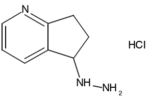 5-Hydrazinyl-6,7-dihydro-5H-cyclopenta[b]pyridine hydrochloride, 2089311-19-1, undefined, 