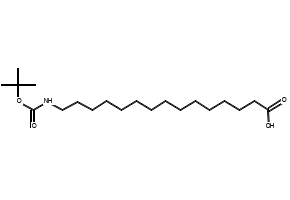 15-((tert-Butoxycarbonyl)amino)pentadecanoic acid, 1661040-68-1, undefined, 