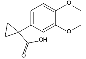 1-(3,4-Dimethoxyphenyl)cyclopropane-1-carboxylic acid, 862821-16-7, undefined, 