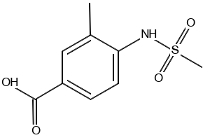 3-Methyl-4-(methylsulfonamido)benzoic acid, 892878-60-3, undefined, 