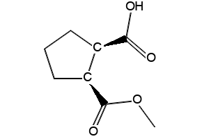 (1R,2S)-2-(Methoxycarbonyl)cyclopentanecarboxylic acid, 88335-90-4, undefined, 