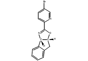 (3aS,8aR)-2-(5-Bromopyridin-2-yl)-3a,8a-dihydro-8H-indeno[1,2-d]oxazole, 2757083-29-5, undefined, 