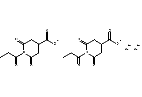 3,5-Dioxo-4-(1-oxopropyl)-cyclohexanecarboxylic acid calcium, calcium salt (2:1:1)