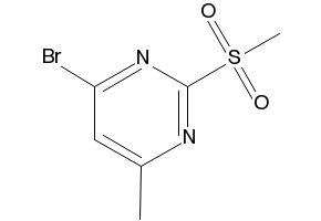 4-Bromo-6-methyl-2-(methylsulfonyl)pyrimidine, 1823552-17-5, undefined, 