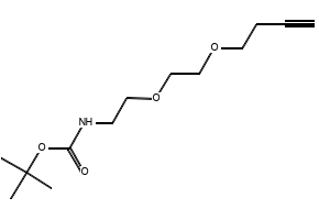 tert-Butyl (2-(2-(but-3-yn-1-yloxy)ethoxy)ethyl)carbamate, 2568607-37-2, undefined, 