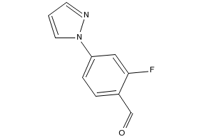 2-Fluoro-4-(1H-pyrazol-1-yl)benzaldehyde, 433920-90-2, undefined, 