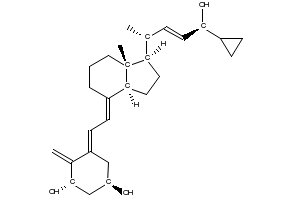 (1R,3S,E)-5-((E)-2-((1R,3aS,7aR)-1-((2R,5S,E)-5-Cyclopropyl-5-hydroxypent-3-en-2-yl)-7a-methylhexahydro-1H-inden-4(2H)-ylidene)ethylidene)-4-methylenecyclohexane-1,3-diol, 910133-70-9, undefined, 