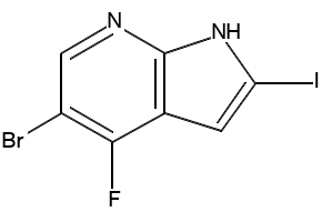 5-Bromo-4-fluoro-2-iodo-1H-pyrrolo[2,3-b]pyridine, 1234616-48-8, undefined, 