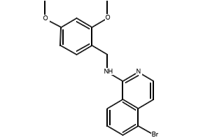 5-Bromo-N-(2,4-dimethoxybenzyl)isoquinolin-1-amine, 2779693-74-0, undefined, 