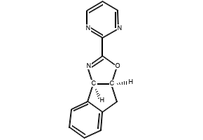 (3aR,8aS)-2-(Pyrimidin-2-yl)-3a,8a-dihydro-8H-indeno[1,2-d]oxazole, 1108603-37-7, undefined, 