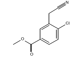 Methyl 4-chloro-3-(cyanomethyl)benzoate, 872091-83-3, undefined, 