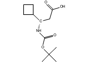 (S)-3-((tert-Butoxycarbonyl)amino)-3-cyclobutylpropanoic acid, 1260604-62-3, undefined, 