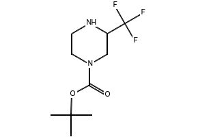 tert-Butyl 3-(trifluoromethyl)piperazine-1-carboxylate, 886779-69-7, undefined, 