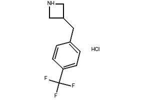 3-(4-(Trifluoromethyl)benzyl)azetidine hydrochloride, 1203685-18-0, undefined, 