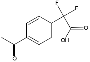 2-(4-Acetylphenyl)-2,2-difluoroacetic acid, 1308915-16-3, undefined, 