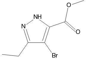 Methyl 4-bromo-3-ethyl-1H-pyrazole-5-carboxylate, 1290737-82-4, undefined, 