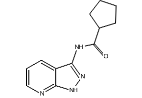 N-(1H-Pyrazolo[3,4-b]pyridin-3-yl)cyclopentanecarboxamide, 1789536-63-5, undefined, 