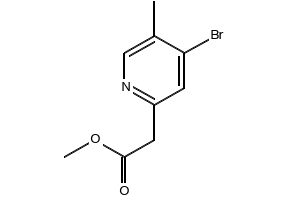 Methyl 2-(4-bromo-5-methylpyridin-2-yl)acetate, 1805948-04-2, undefined, 