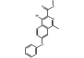Methyl 4-hydroxy-1-methyl-7-phenoxyisoquinoline-3-carboxylate, 1421312-34-6, undefined, 