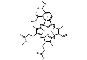 (4R,4aS)-rel-18-Ethenyl-4,4a-dihydro-3,4-bis(methoxycarbonyl)-4a,8,14,19-tetramethyl-24H,26H-Benzo[b]porphine-9,13-dipropanoic acid monomethyl ester