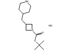 tert-Butyl 3-(piperidin-4-yloxy)azetidine-1-carboxylate hydrochloride, 2126176-76-7, undefined, 