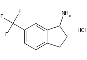 6-(Trifluoromethyl)-2,3-dihydro-1H-inden-1-amine hydrochloride, 68755-41-9, undefined, 