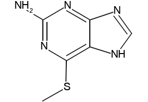 6-(Methylsulfanyl)-7h-purin-2-amine, 1198-47-6, undefined, 