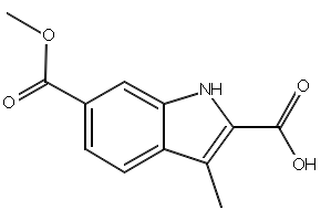 6-(Methoxycarbonyl)-3-methyl-1h-indole-2-carboxylic acid, 1290069-58-7, undefined, 