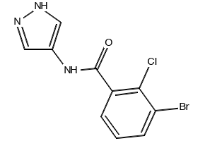 3-Bromo-2-chloro-N-(1H-pyrazol-4-yl)benzamide, 1567073-64-6, undefined, 