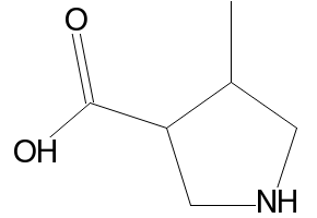 4-Methylpyrrolidine-3-carboxylic acid, 885952-85-2, undefined, 