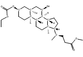 Methyl (R)-4-((3R,5R,7R,8R,9S,10S,13R,14S,17R)-3-((ethoxycarbonyl)oxy)-7-hydroxy-10,13-dimethylhexadecahydro-1H-cyclopenta[a]phenanthren-17-yl)pentanoate