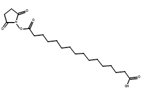 16-((2,5-Dioxopyrrolidin-1-yl)oxy)-16-oxohexadecanoic acid, 146004-83-3, undefined, 